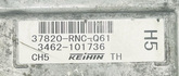 Honda/Engine Computer 37820-RNC-Q61 ECM ECU 3462101736 Genuine